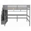 Lit mezzanine double avec bureau-1390849291