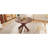 Round Dining Table Modern Farmhouse Kitchen Table, Cherry