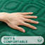 Decorative Throw Pillow Covers 24X24 Set Of 2, Soft Plush Faux Wool Couch Pillow Covers, Green-103284627