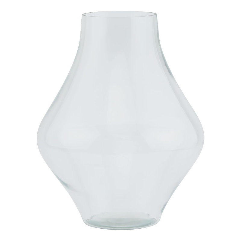 Costantina Handmade Glass Table Vase, Clear