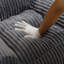 Fauteuil à billes Giant Plush avec accoudoirs et repose-pieds-1730385080
