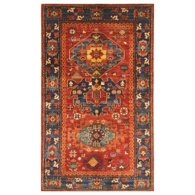One-of-a-Kind 2'11" X 5' Hand Knotted Area Rug