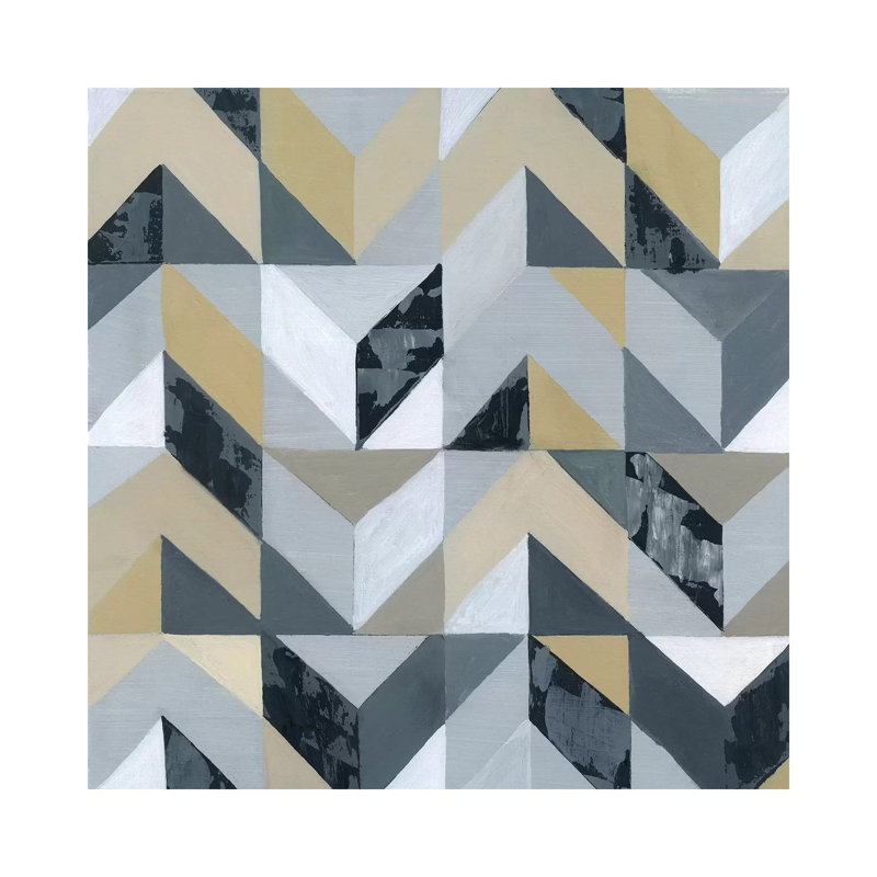 Geometric I by Tava Studios - Wrapped Canvas Painting, 93.98 cm H x 93.98 cm W x 1.91 cm D