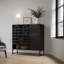 Armoire de style campagnard 44,3 po avec rangement, console de bar avec rangement, armoire de rangement rustique avec portes en treillis arquées et tiroir - pour le salon, la cuisine, le vestibule rétro-954350559