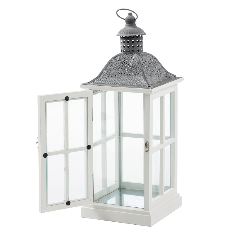 Ensemble de 2 lanternes blanches Elise