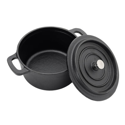 Belfry Kitchen Glenorie 1L Cast Iron Round Dutch Oven