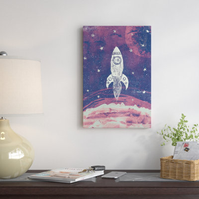 Space Adventure by Tracie Andrews - Painting
