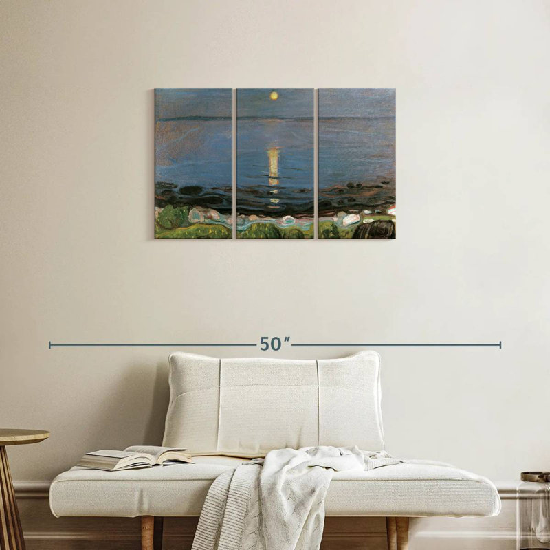 Avery Summer Night By The Beach, H 20 po x l 33 po