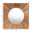 Bohemian Pealed Grasscloth Accent Mirror