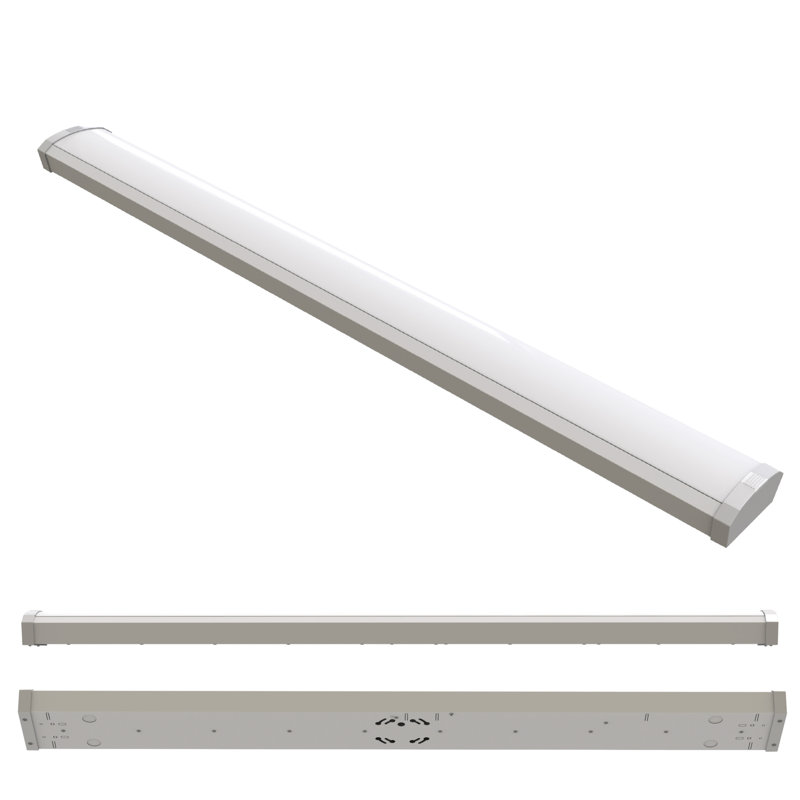 Lumière à DEL à intensité variable 3000K (120-277 V), 5300 lumens, blanc, H 2,75 po x l 47,60 po x P 5,13 po