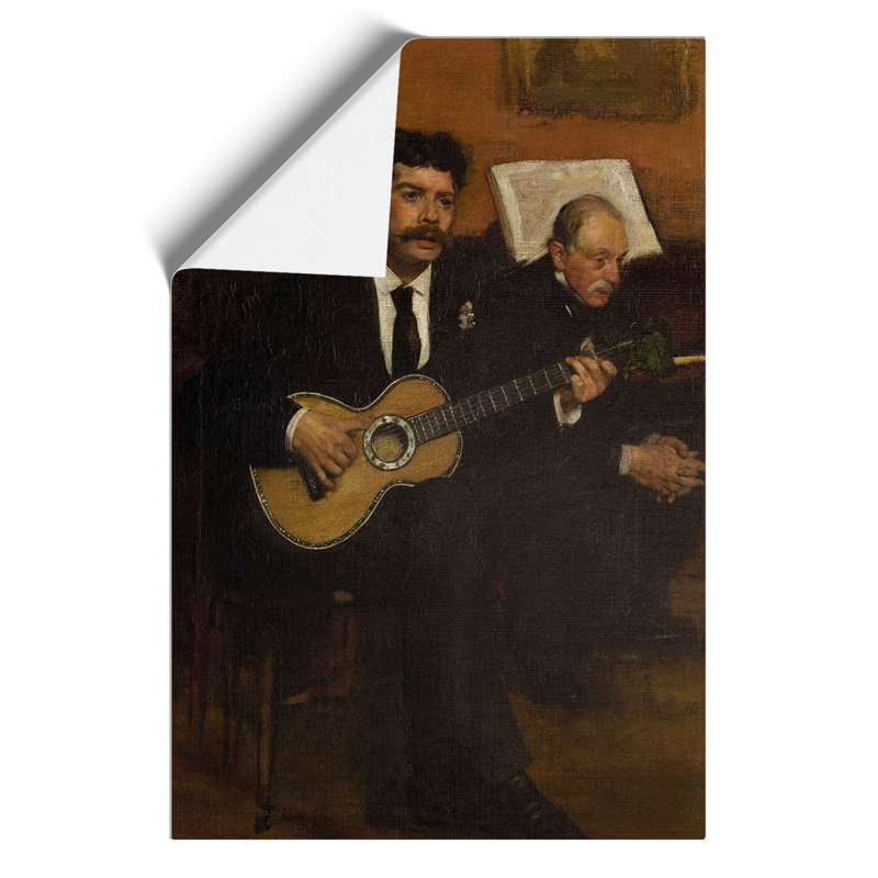 Musicians by Edgar Degas - Frameless Print, 59cm H x 42cm W x 0.1cm D
