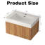 Meuble-lavabo mural 30 po avec lavabo intégré