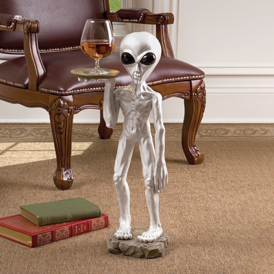 Burchell Roswell the Alien Butler Statue