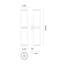 Revolve II 2 - Light Flush Mounted Sconce-63492261