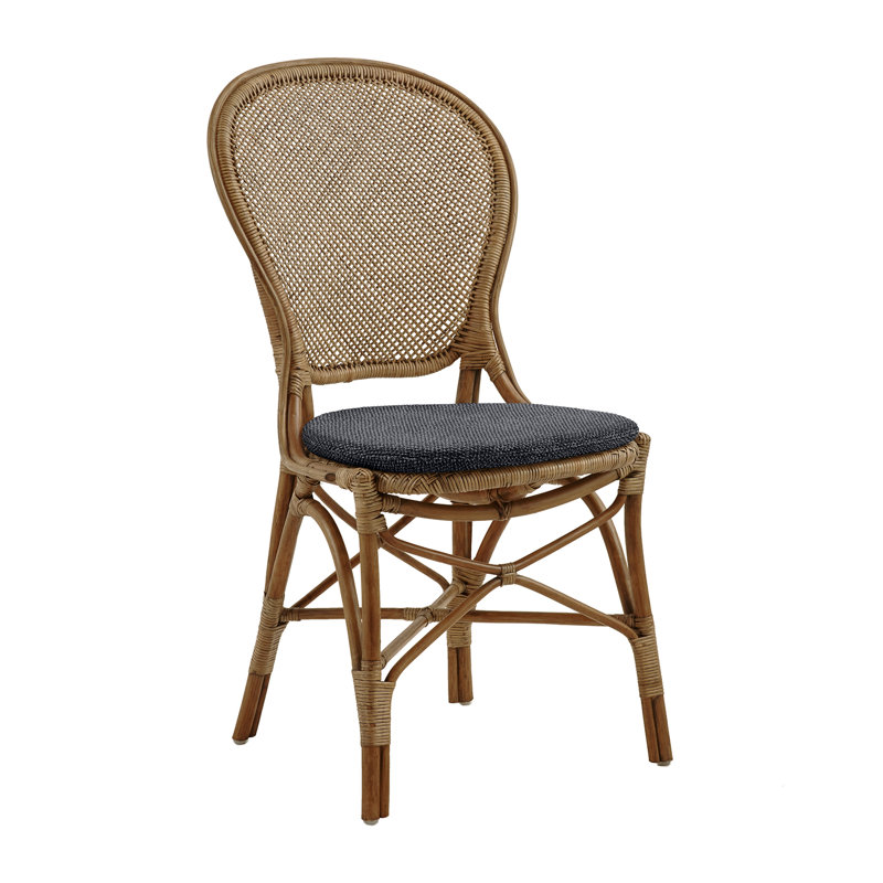 Rossini Side Chair, Gray, Antique