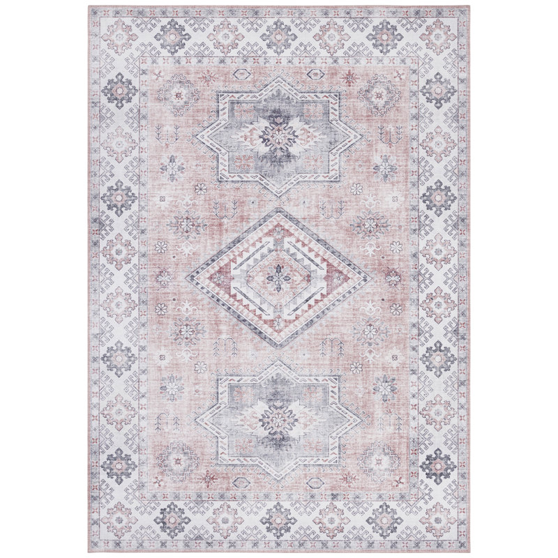 Gratia Tufted Antique Pink Rug, Rectangle 160 x 230cm
