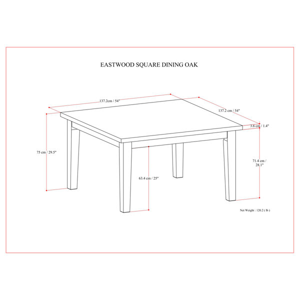 Dimensions du produit