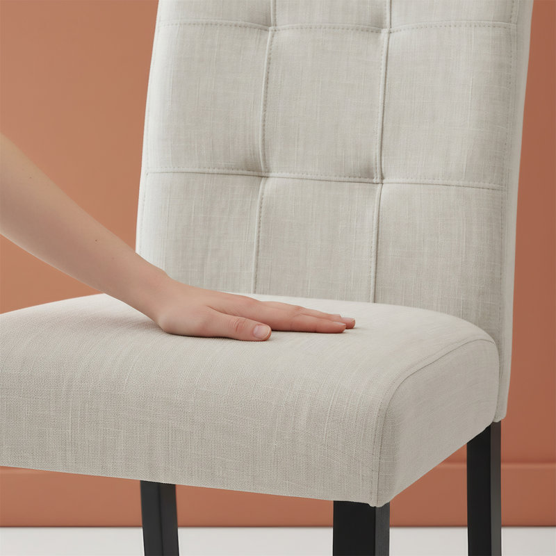Ensemble de chaises de salle à manger 4 pièces, Beige