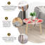 Ensemble de 2 tables basses gigognes Triangle