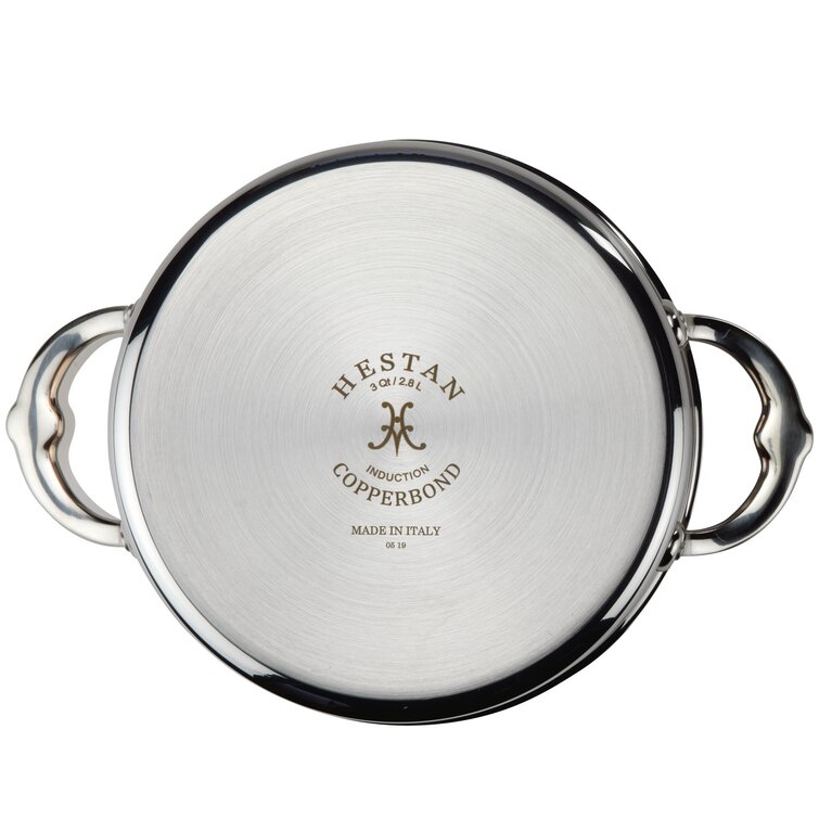 Hestan Nanobond Stainless-Steel Soup Pot With Lid, 3QT