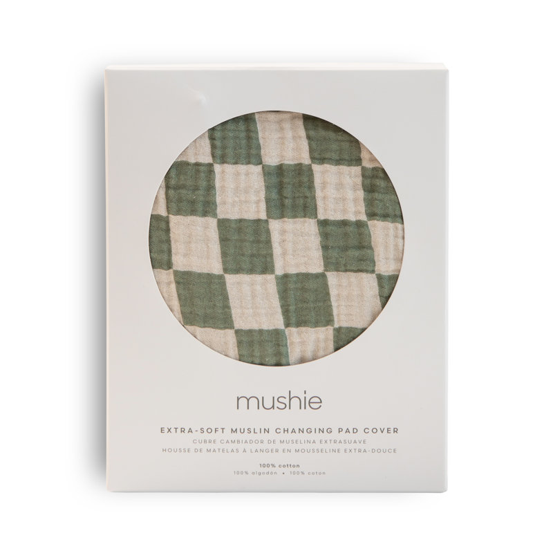 Changing Pad Cover, Olive Check