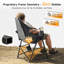 Chaise berçante de camping pliante avec appui-tête et porte-gobelet Noraleescomment-1015468520