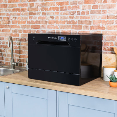 Russell Hobbs RHTTDW6B Freestanding Compact Dishwasher