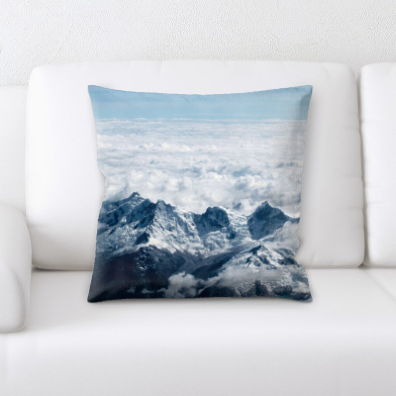 Solid Colour Microsuede Reversible Throw Pillow