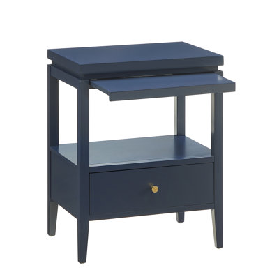 Midnight Blue 1-Drawer Nightstand | Gift Idea
