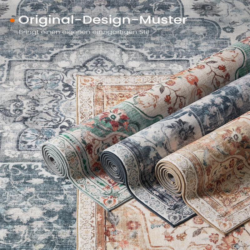 Eilise Solid Colour 170cm X 1cm Area Rug