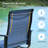 Patio dining set with 53" Round Dining Table and 6 PVC-coated polyester Swivel Chairs-1547243705