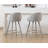 Damisi Upholstered Counter Stool with Metal Frame-908866361