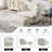 46" Oversized Swivel Chair With Ottoman Upholstered Deep Seat Accent Chair With 2 Pillows Suitable For Living Room, Bedroom, Lounge, Office-1731208889