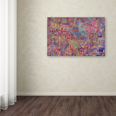 « city », reproduction d’impression sur toile tendue