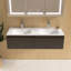 Plateau de meuble-lavabo à surface solide 48 po avec lavabo