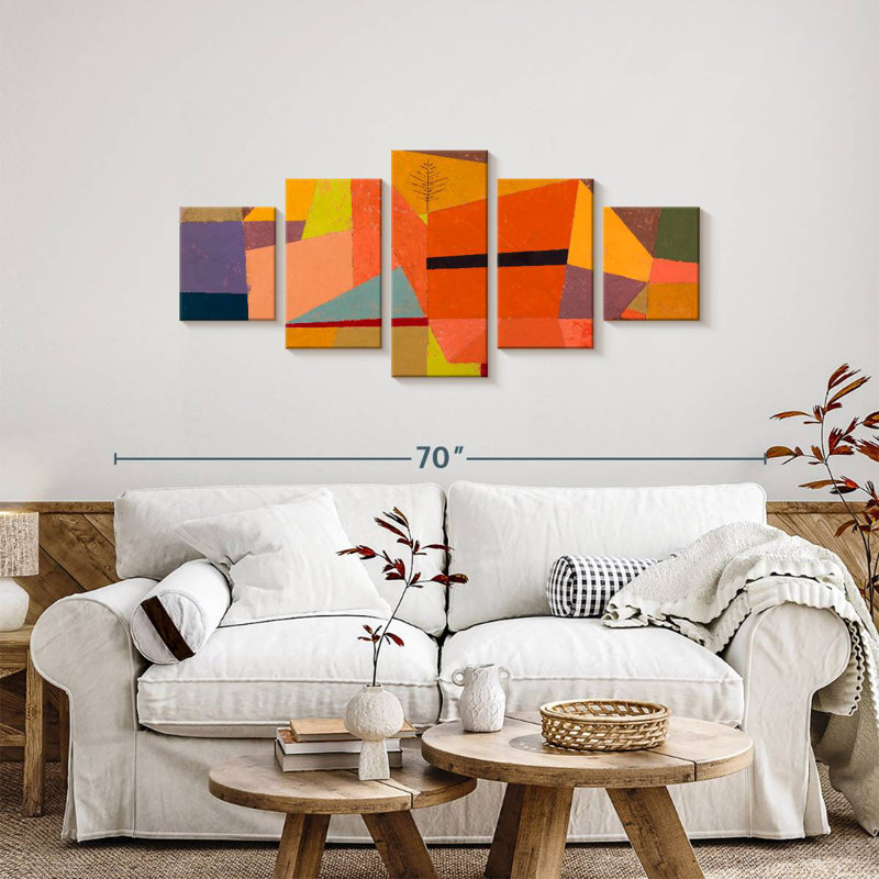 Joyful Mountain Landscape, 24" H x 55" W