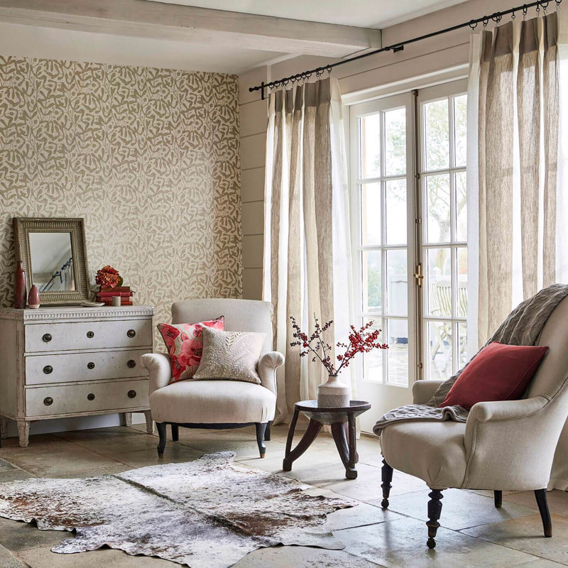 Kielder Stripe Fabric, Dove
