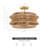 16 In. 2-light Bohemian Woven Rope Semi-flush Mount Ceiling Light-145417227