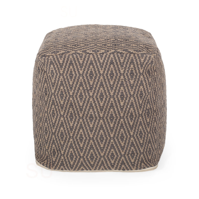 Amuleto Hand - Loomed Cotton Pouf