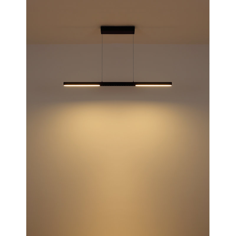 Demarus 1 - Light Matte Black LED Geometric Pendant