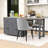 Limbrey Expandable Kitchen Island on Wheels with 2 Drawers and 2 Cabinets-1708796885