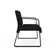 Waterfall Waiting Reception Loveseat Sled Base Metal Frame