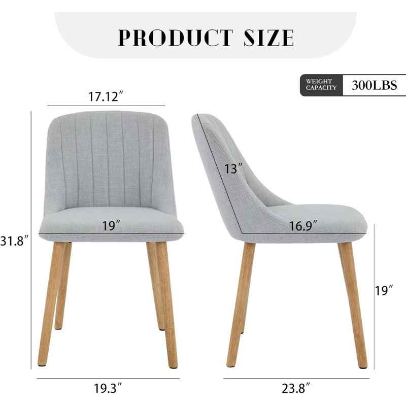 Upholstered Lounge Chair, Grey