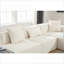 Canapés modulaires | Canapé modulaire moderne en L pour salon, orienté à droite | Beige | Polyester