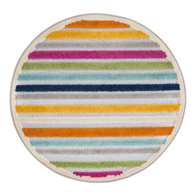 Striped Indoor / Outdoor Rug