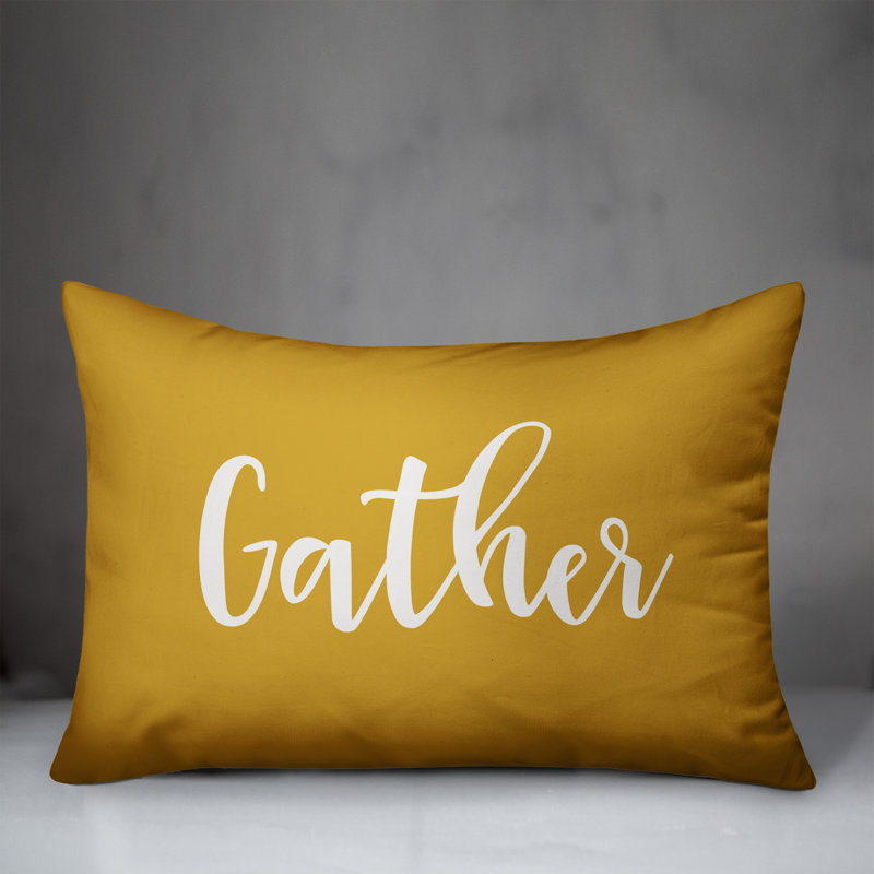  Coussin Gather, Moutarde