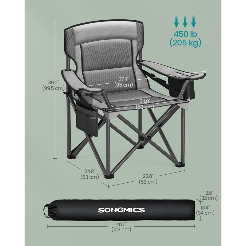 Folding Camping Chair, Grey
