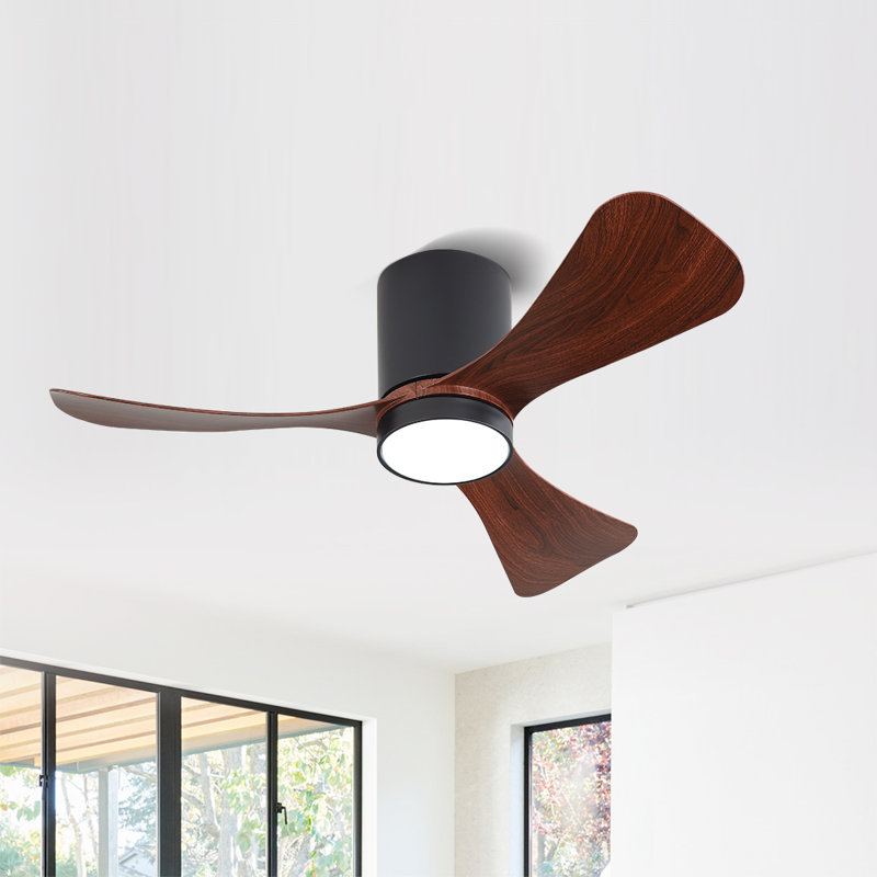 42 In Outdoor Ceiling Fan with Light Waterproof ABS Blades 6-Speed Reversible DC Motor Dimmable 3 CCT LED Light Ceiling Fan