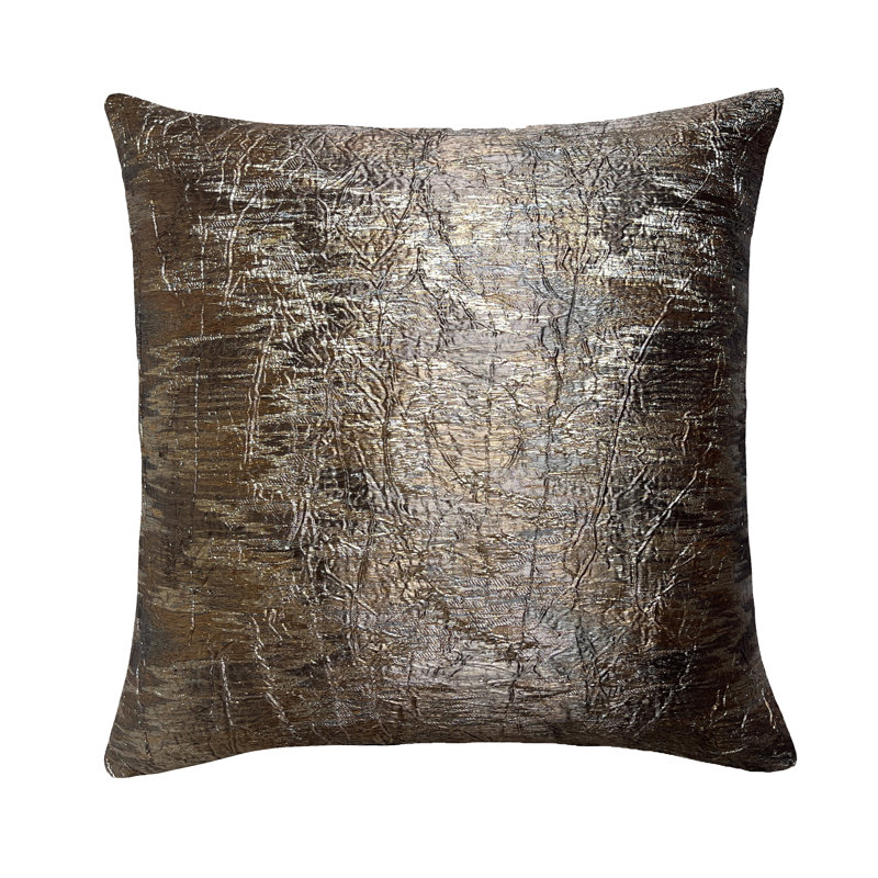 Cloud9 Metallic Silver Decorative Pillow – Luxe Shimmer Accent Cushion