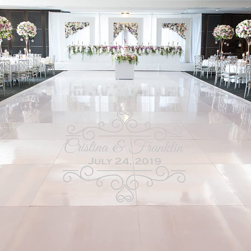 Signe de cadeau de décoration de mariage, Argent, H 16 po x l 20 po x P 0,01 po